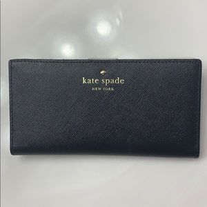 Kate Spade Black & White Long Wallet